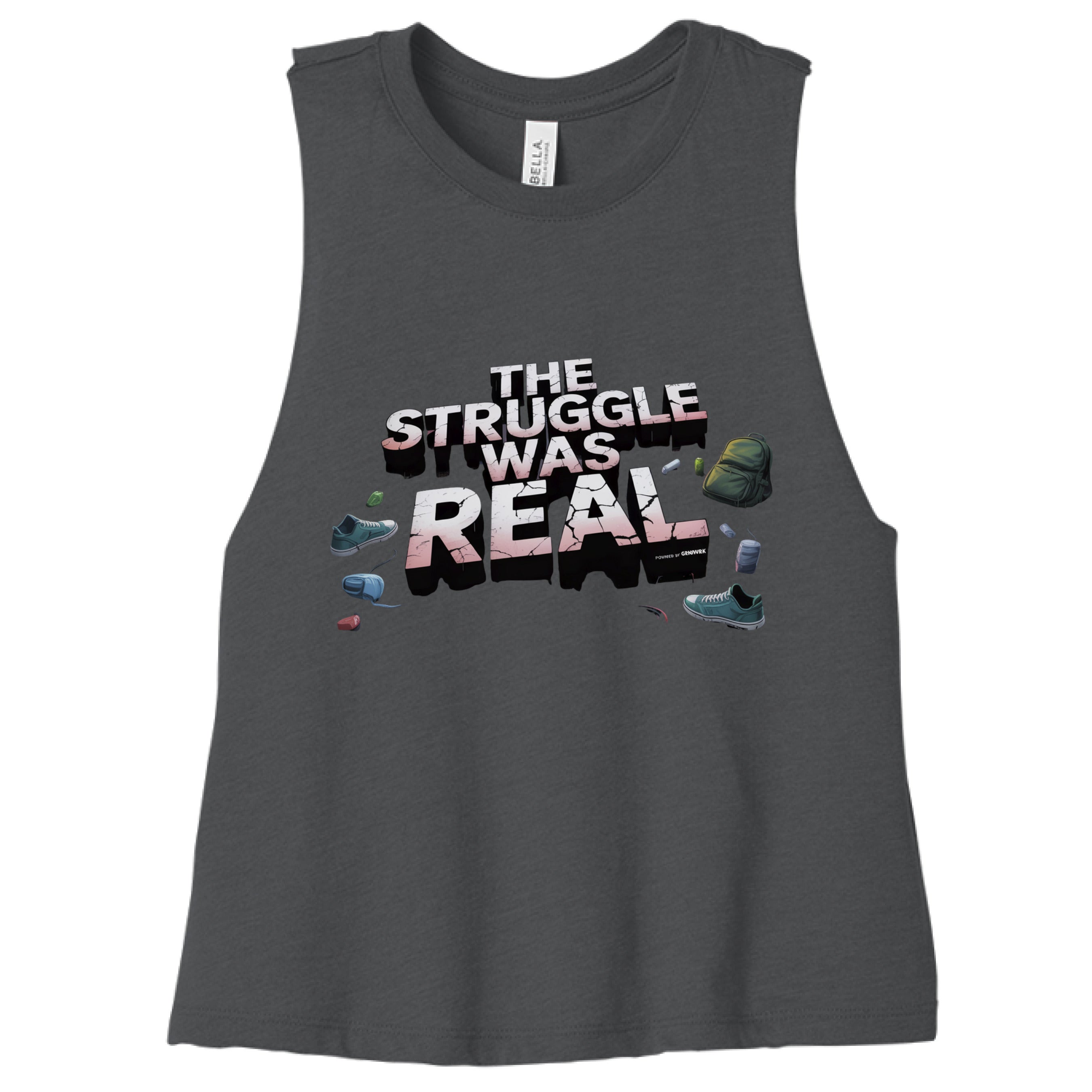 DARK GRY HEATHER - FRONT