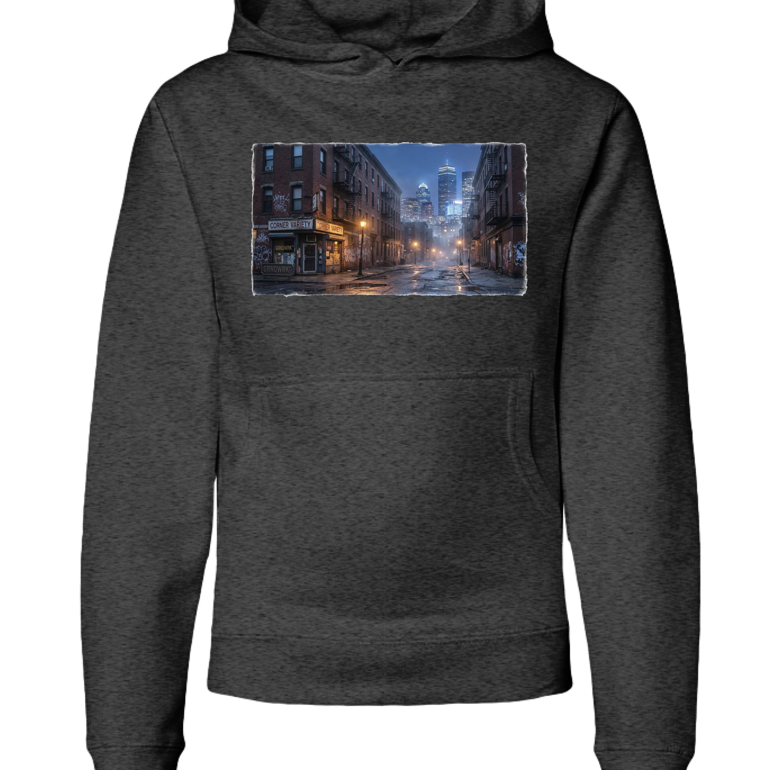 Charcoal Heather - FRONT