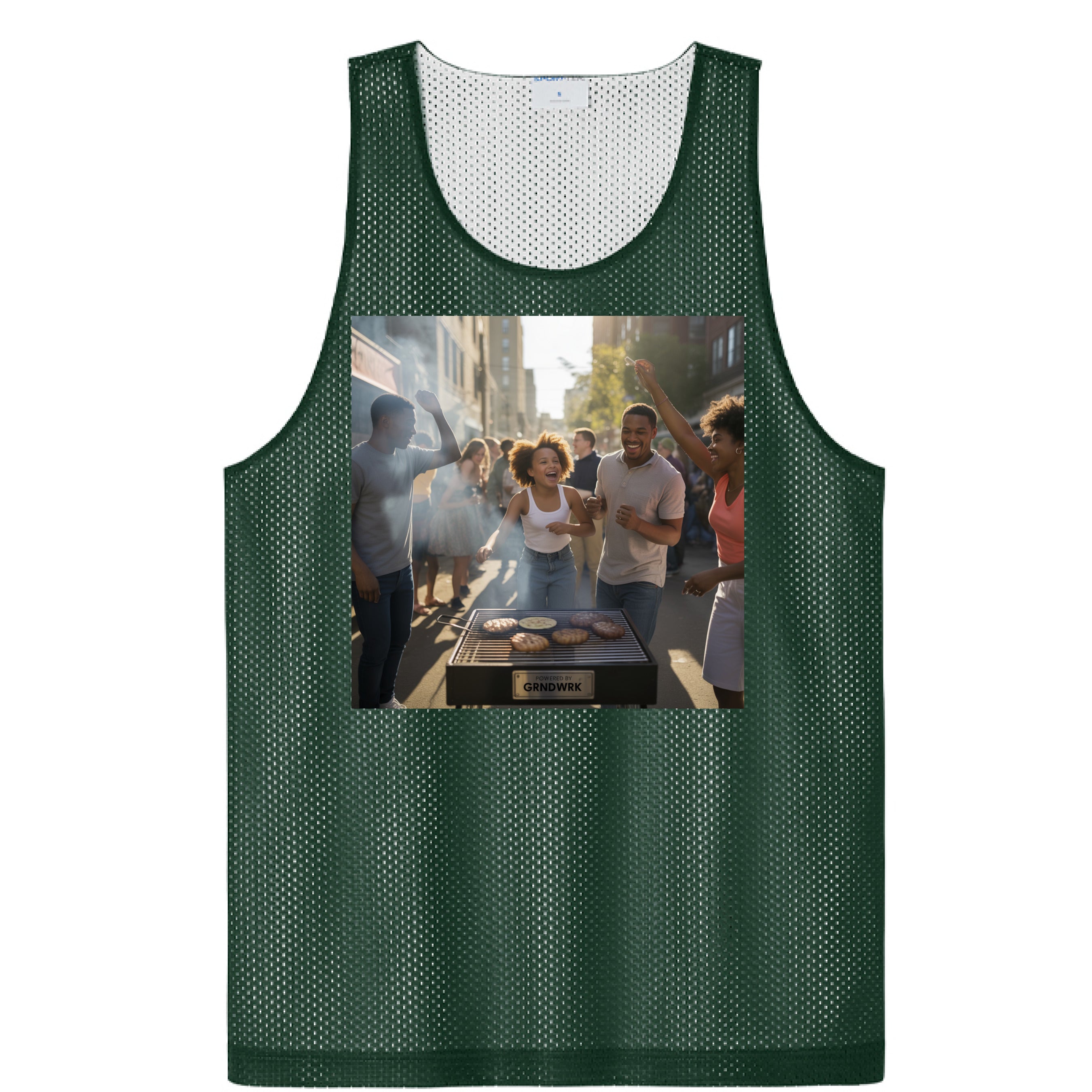 Forest Green/ White - FRONT