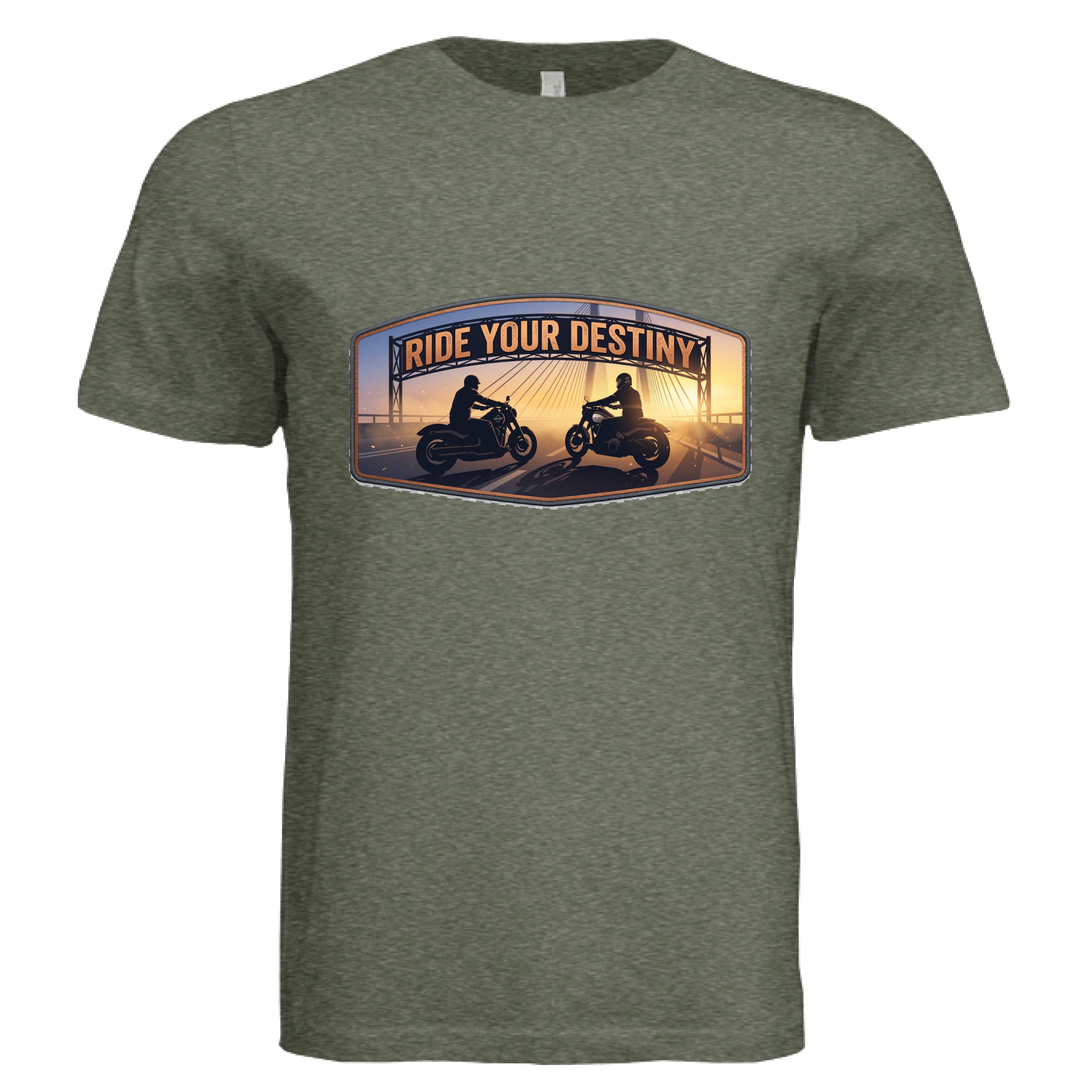 Military Green Triblend - FRONT